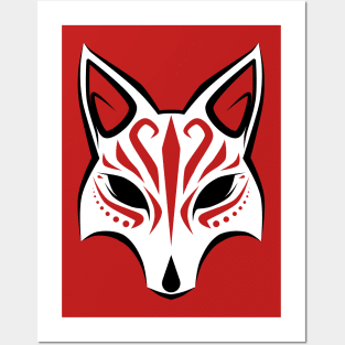 Kitsune Mask v2 Posters and Art